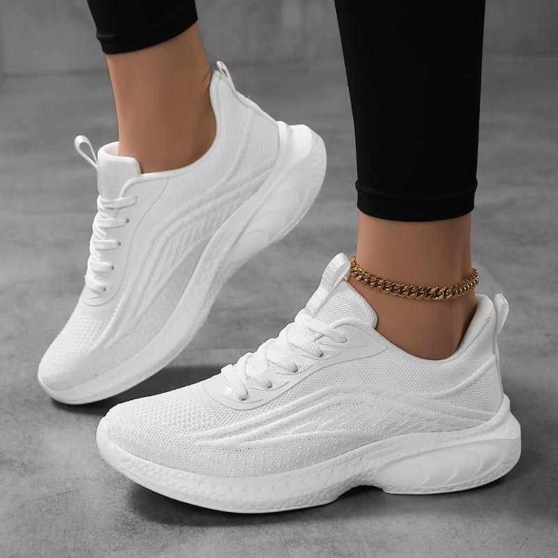 Pantofi sport casual pentru femei, respirabili, din plasă, talpă EVA, pentru mers zilnic