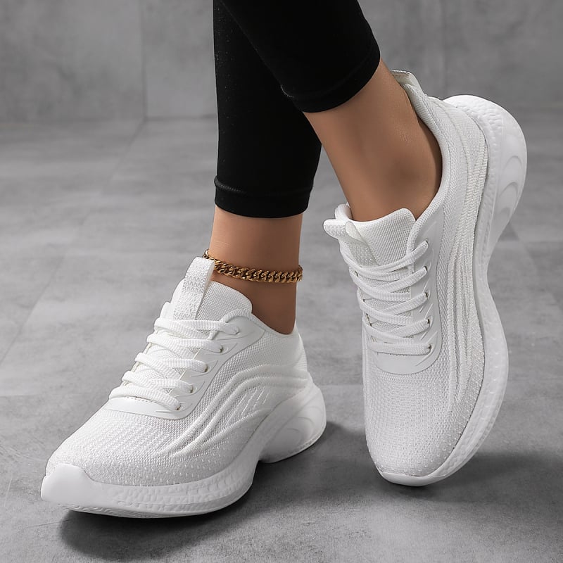 Pantofi sport casual pentru femei, respirabili, din plasă, talpă EVA, pentru mers zilnic