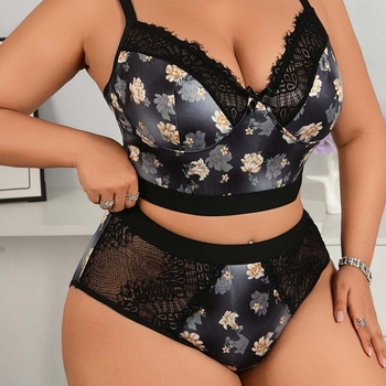 Csipkés pántos melltartó szett, klasszikus, mégis vonzó stílus, poliészter anyag, tej-selyem bélés, teljes kosár