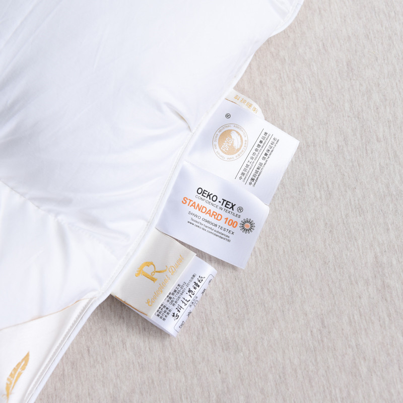 Дувет от чист памук, 95% пух гъши, пълнеж: гъши пух, всесезонен, 1.0–1.5 кг