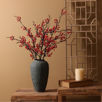 Umelý ovocný plod Fortune Fruit na jednej vetve, z plastovej peny, vstrekovacie formovanie, pre domovú dekoráciu a rekvizity na fotografovanie