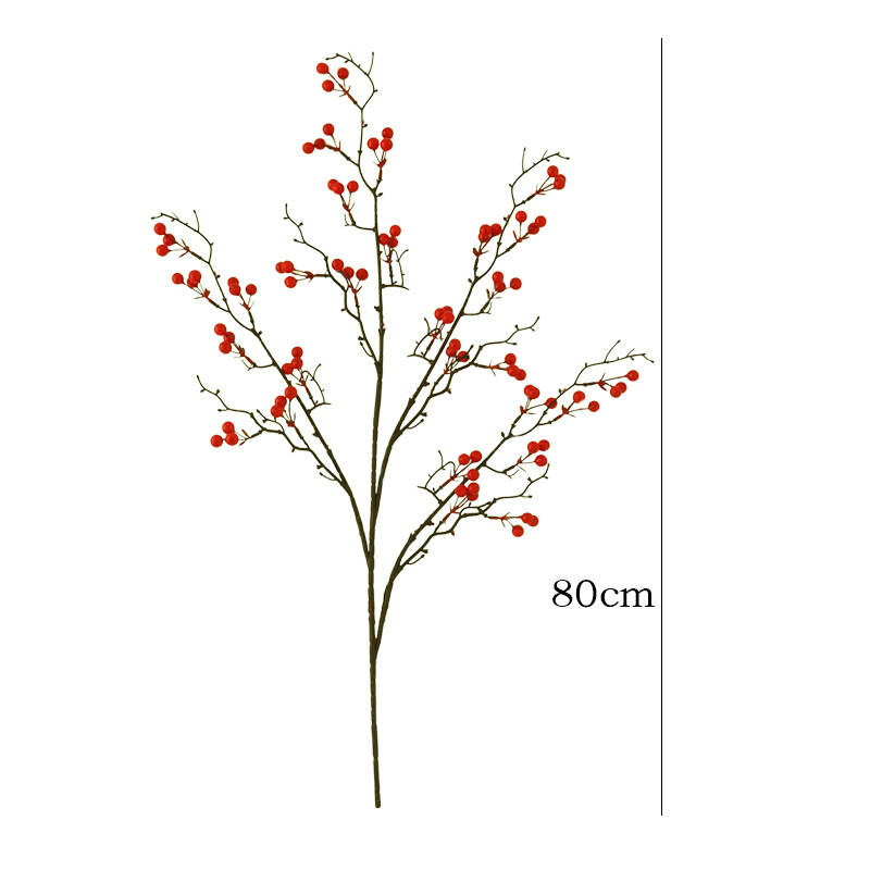 Umelý ovocný plod Fortune Fruit na jednej vetve, z plastovej peny, vstrekovacie formovanie, pre domovú dekoráciu a rekvizity na fotografovanie