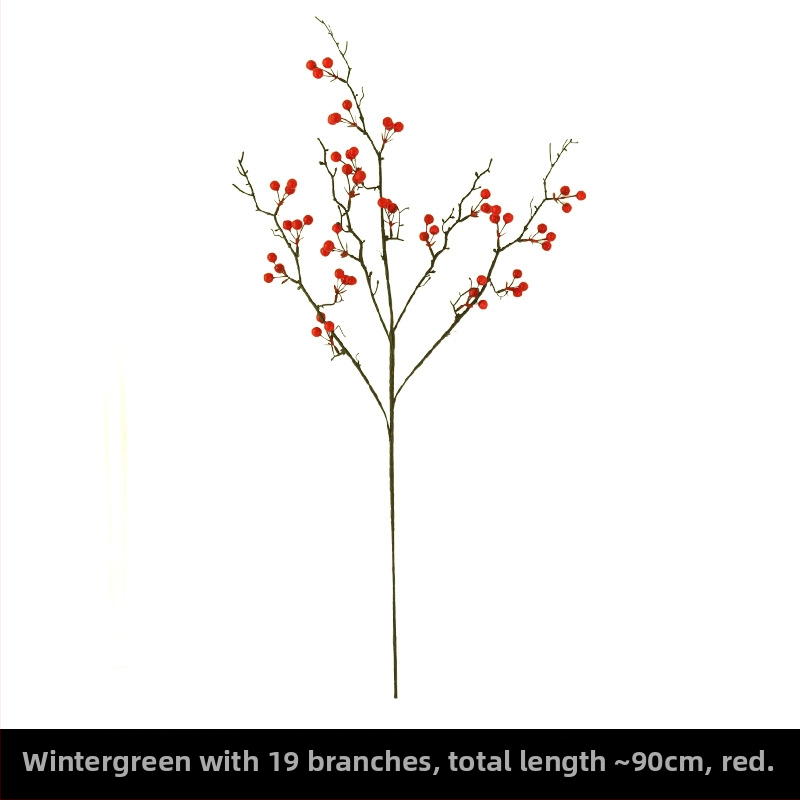 Umelý ovocný plod Fortune Fruit na jednej vetve, z plastovej peny, vstrekovacie formovanie, pre domovú dekoráciu a rekvizity na fotografovanie