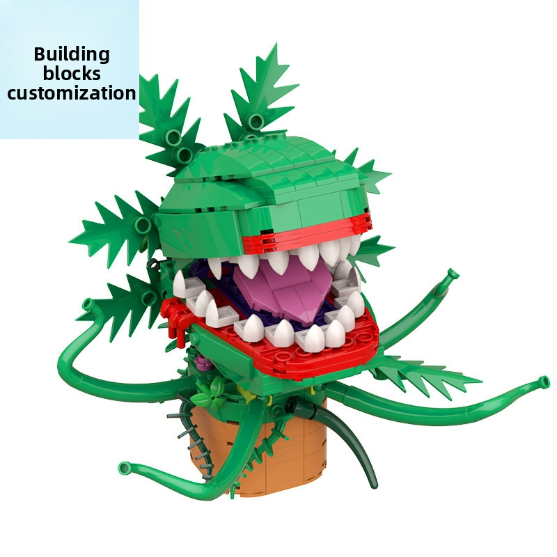 Rozoberateľná stavebnica: Dravá rastlina model, plast, Modelové číslo C7814, vek 7–14 rokov