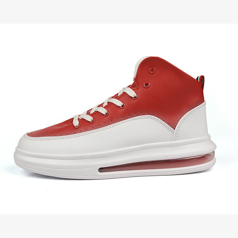 Платформени спортни обувки – унисекс, синтетична кожа, кръгла нос, PVC подметка, EVA стелка, плосък ток