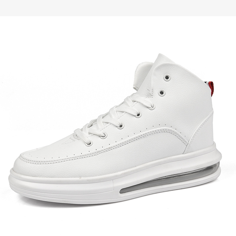 Платформени спортни обувки – унисекс, синтетична кожа, кръгла нос, PVC подметка, EVA стелка, плосък ток