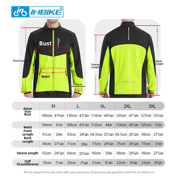 INBIKE Zimná cyklistická bunda pre mužov, vetruodolná, teplá, fleece materiál