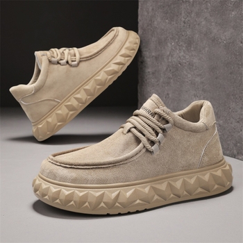 Vysoké tenisky s hrubou podrážkou, PU vršok, guľatý špička, šnúrky, jeseň