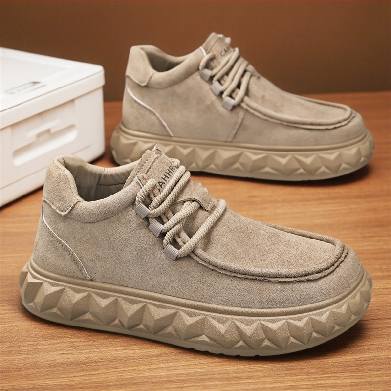 Vysoké tenisky s hrubou podrážkou, PU vršok, guľatý špička, šnúrky, jeseň