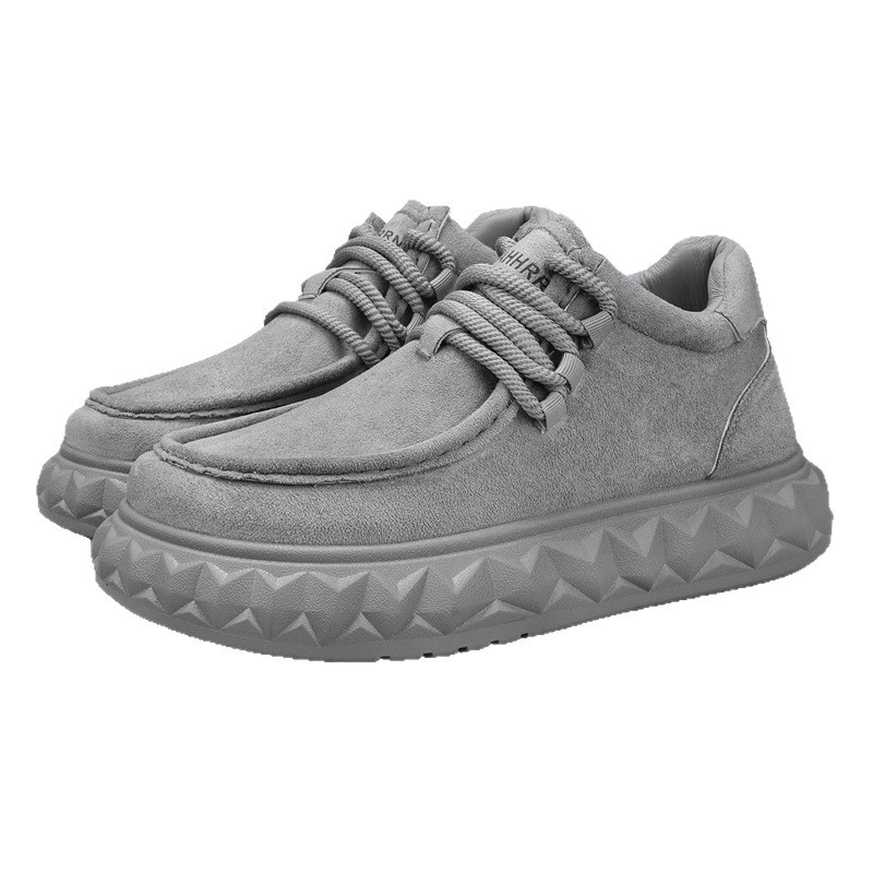 Vysoké tenisky s hrubou podrážkou, PU vršok, guľatý špička, šnúrky, jeseň