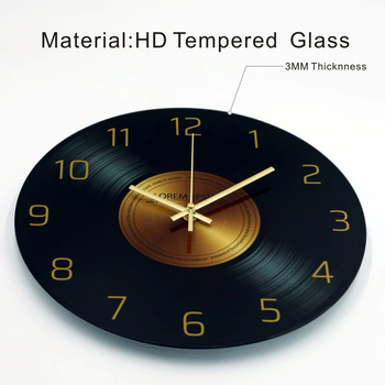 Nástenné hodiny Star Time so sweep pohybom sekund, ciferník z kaleného skla, model AA30-18A