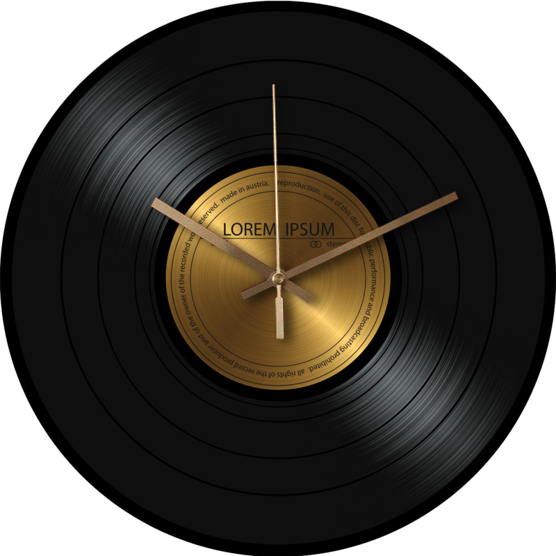 Nástenné hodiny Star Time so sweep pohybom sekund, ciferník z kaleného skla, model AA30-18A