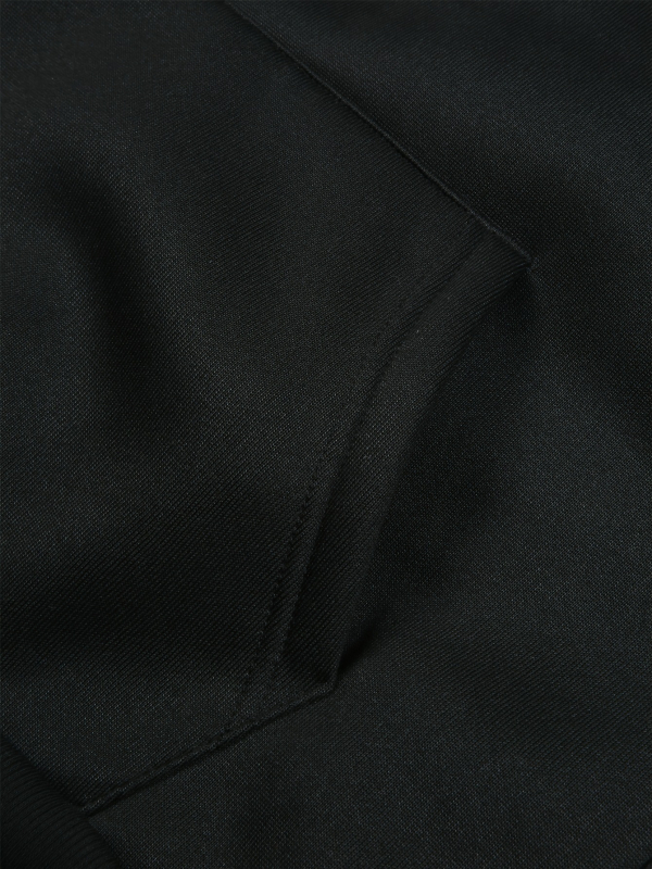 Hanorac cu glugă — croială relaxată, imprimeu, poliester