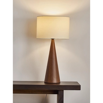 Λάμπα τραπεζιού με υφασμάτινο καπέλο, ρετρό στυλ μεσαίου του αιώνα, ζεστό απαλό φως, νυχτερινή λειτουργία, 220V, πιστοποιητικό 3C 2020371001000003