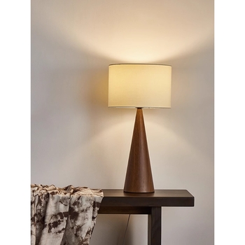 Λάμπα τραπεζιού με υφασμάτινο καπέλο, ρετρό στυλ μεσαίου του αιώνα, ζεστό απαλό φως, νυχτερινή λειτουργία, 220V, πιστοποιητικό 3C 2020371001000003