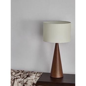 Λάμπα τραπεζιού με υφασμάτινο καπέλο, ρετρό στυλ μεσαίου του αιώνα, ζεστό απαλό φως, νυχτερινή λειτουργία, 220V, πιστοποιητικό 3C 2020371001000003