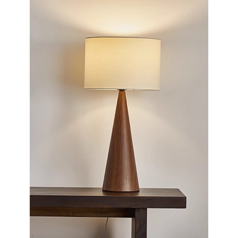 Λάμπα τραπεζιού με υφασμάτινο καπέλο, ρετρό στυλ μεσαίου του αιώνα, ζεστό απαλό φως, νυχτερινή λειτουργία, 220V, πιστοποιητικό 3C 2020371001000003