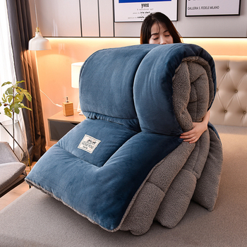 Miss Deer Зимно квилтирано одеяло с пълнеж от седем-дупково влакно, тъкан: химическа влакна, квилиране, за зимния сезон, тегло 6–7 кг