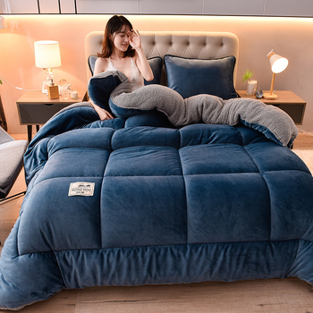 Miss Deer Зимно квилтирано одеяло с пълнеж от седем-дупково влакно, тъкан: химическа влакна, квилиране, за зимния сезон, тегло 6–7 кг
