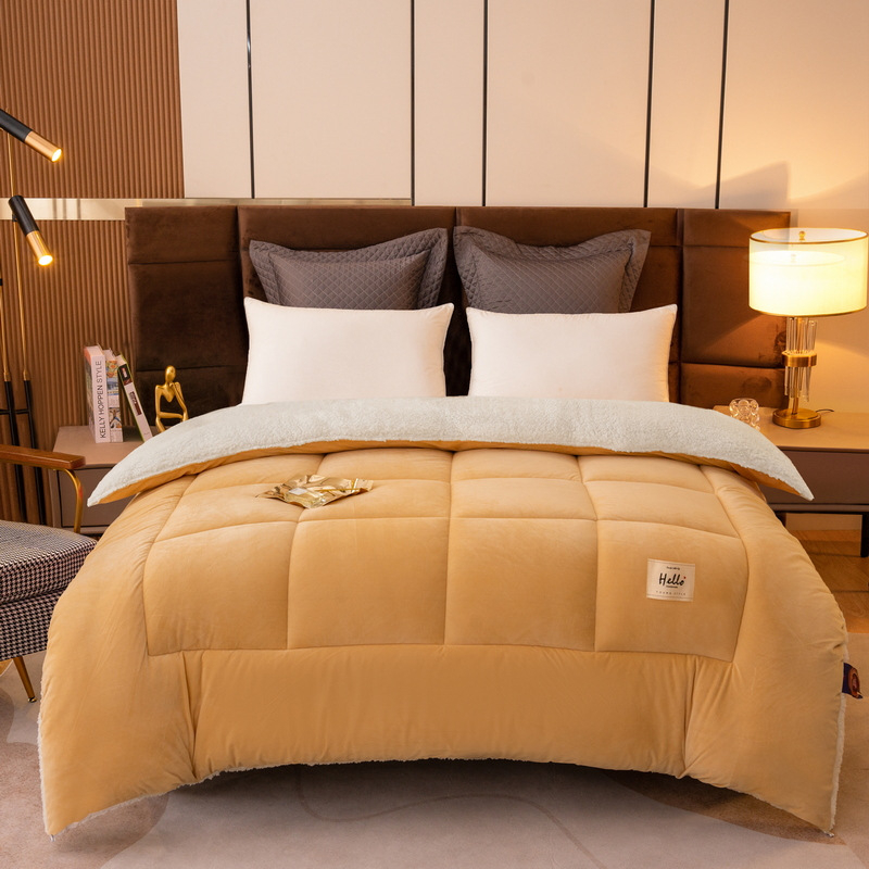 Miss Deer Зимно квилтирано одеяло с пълнеж от седем-дупково влакно, тъкан: химическа влакна, квилиране, за зимния сезон, тегло 6–7 кг