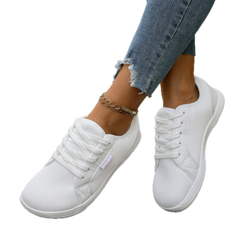 Pánske tenisky s širokou špičkou z sieťoviny, barefoot štýl, dizajn bez klesania (zero-drop), priedušný vrchný diel, gumová podrážka, protišmyk