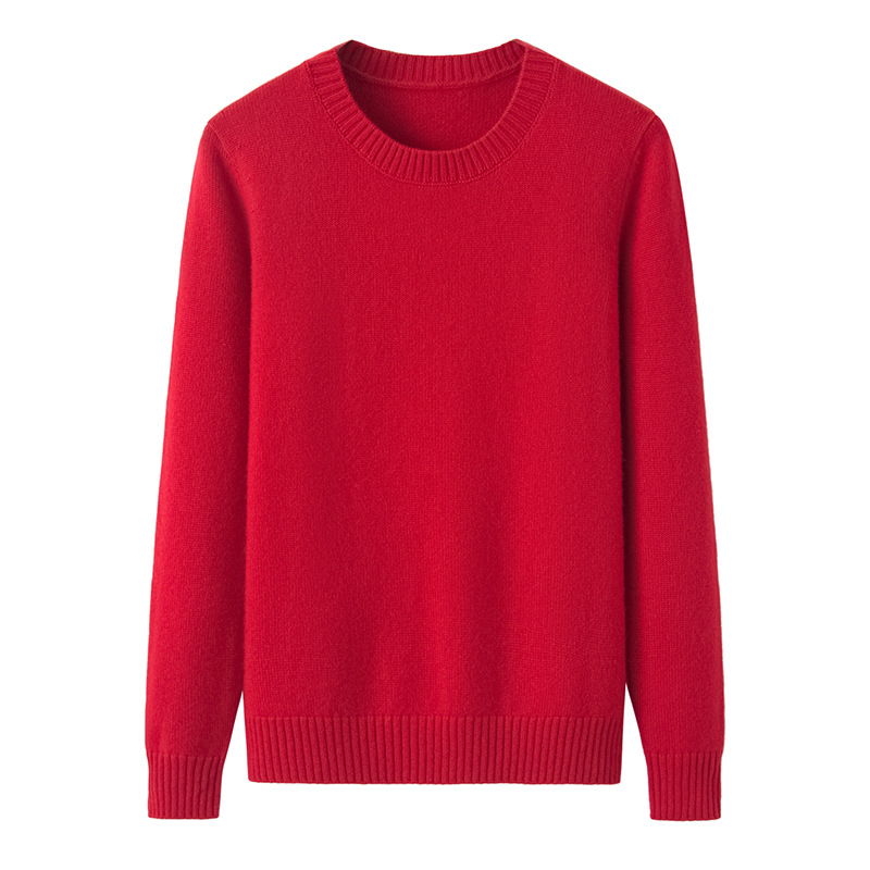 Svet z kašmíru 95%+, úzky strih, okrúhly výstrih, dlhé rukávy