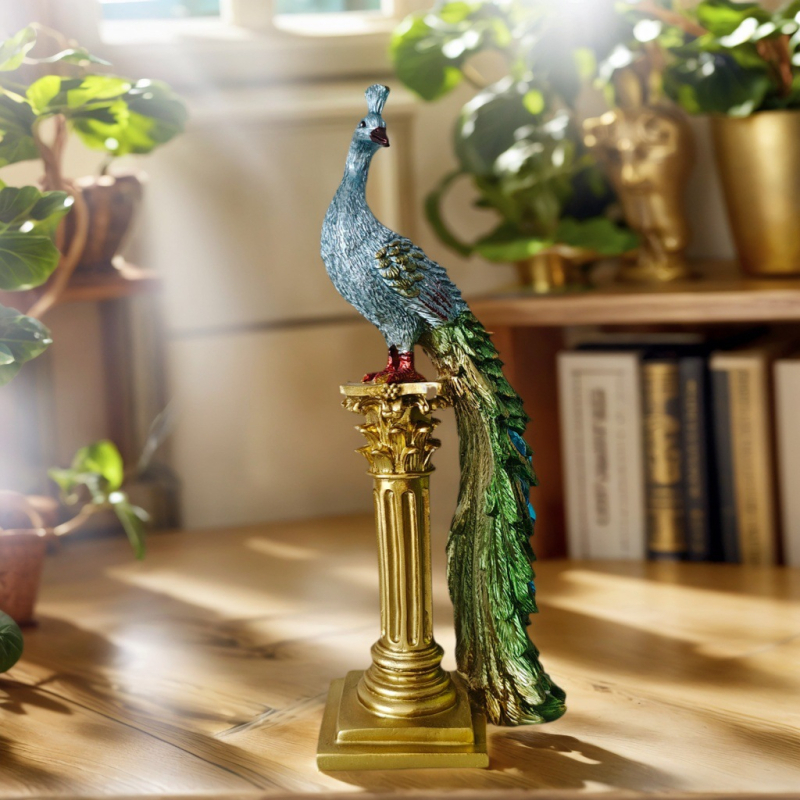Ukras od smole – peacock, kineski stil, model 8631-2, umjetnost od smole