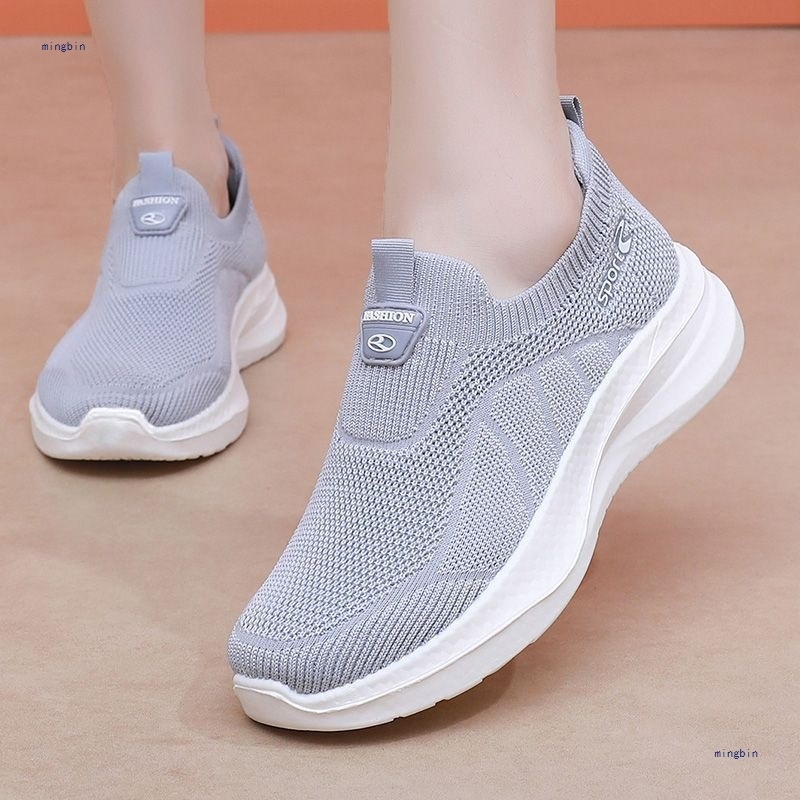 Dámske sieťované topánky na prechádzky, špičatý nos, jeseň