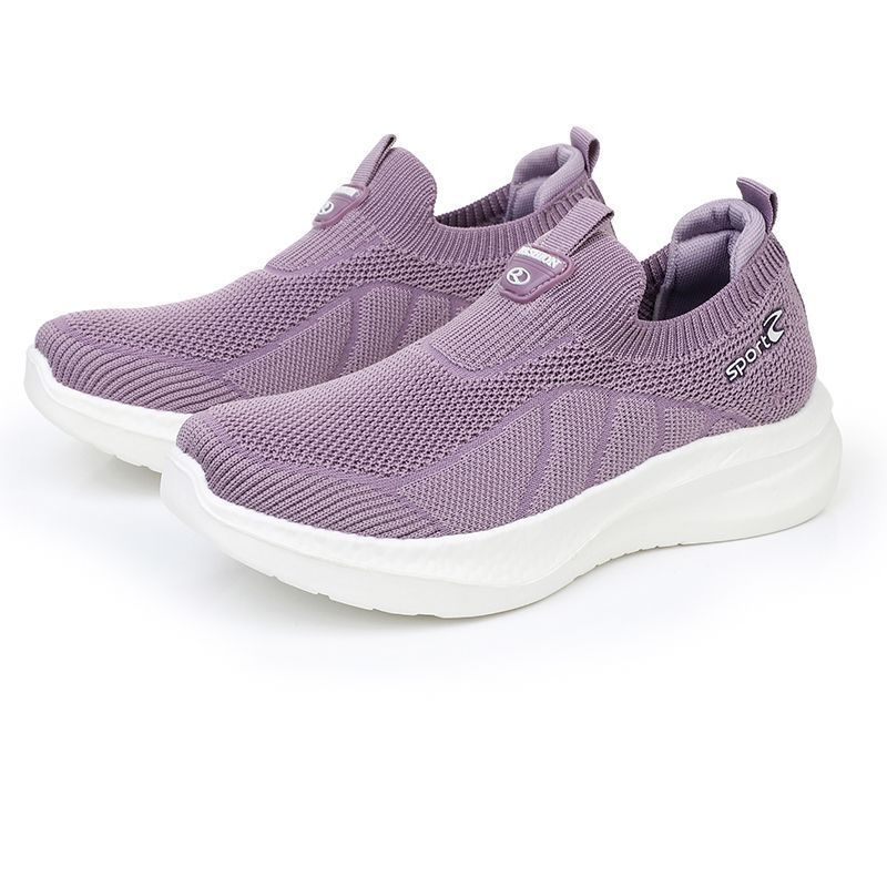 Dámske sieťované topánky na prechádzky, špičatý nos, jeseň