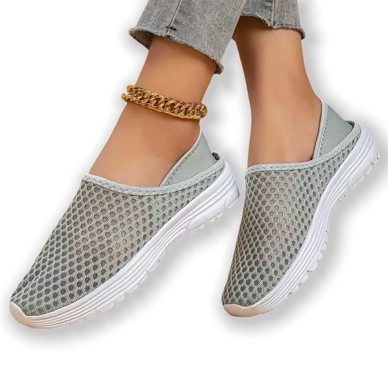 Slip-On cipő - Sportos stílus; Felsőrész: Xishi Velvet; Talp: Hemp Woven; Lapos talp; Nyár
