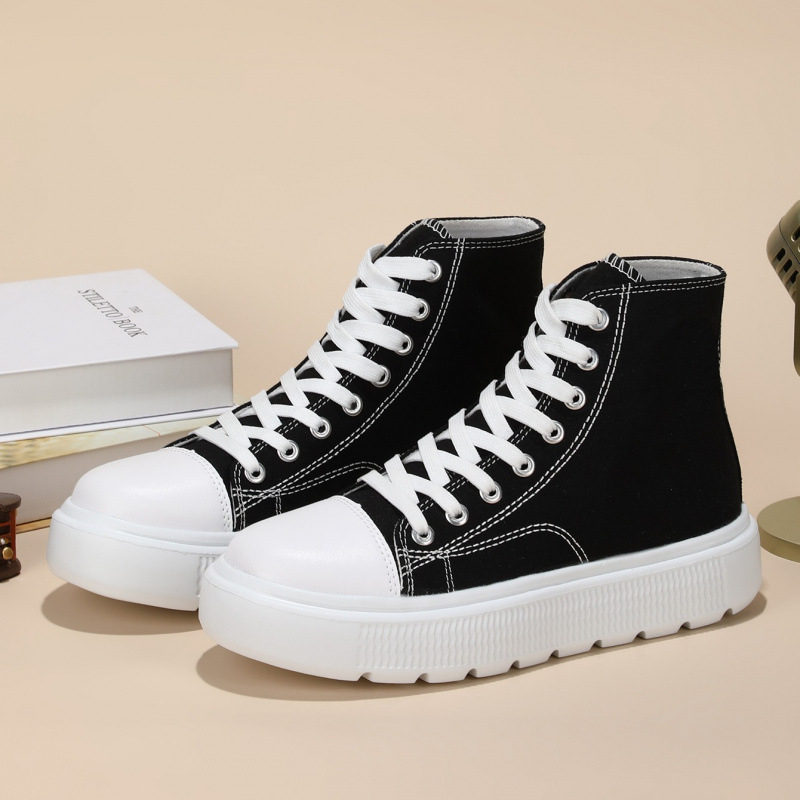 Női baseball cipő EVA felsőrész, bőr toe cap, EVA talp, slip-on dizájn, ultra magas sarkú (>8 cm)