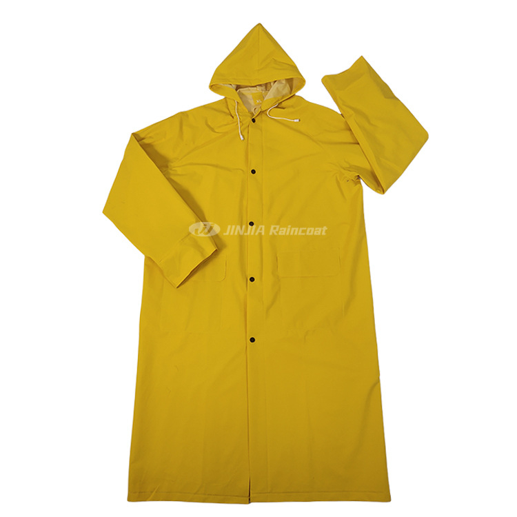 Rozdelený dažďový set s PVC kožou a výšivkami — pre dospelých, vonkajšie dažďovky s remienkami a nohavice