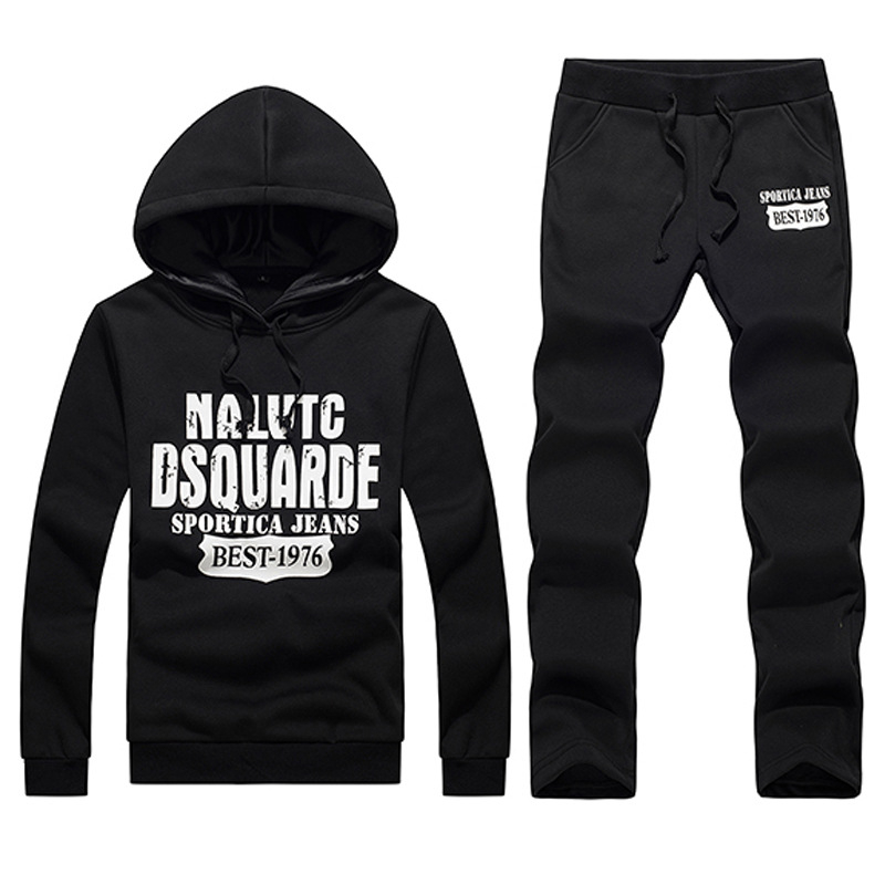 Pánsky kapucňový športový set, dlhé rukávy, polyester; zloženie: 95% polyester; podšívka: 100% polyester