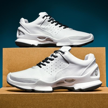 Pánske kožené topánky z teľacej kože s hrubou podrážkou, okrúhla špička, zapínanie na šnúrky vpredu, gumová podrážka, protišmykové