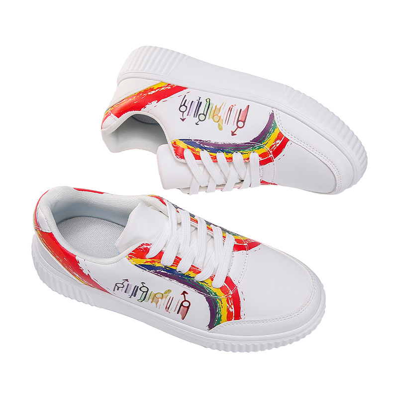 Dad Shoes - Uniszex hétköznapi sneaker (kerek orr, felsőrész szintetikus bőr, csíkos mintázat, 3-5 cm-es középső sarok)