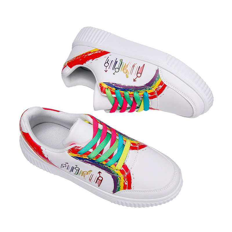 Dad Shoes - Uniszex hétköznapi sneaker (kerek orr, felsőrész szintetikus bőr, csíkos mintázat, 3-5 cm-es középső sarok)