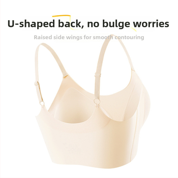 Bešhairinių liemenėlė su 3/4 puodeliais, ploni formuoti puodeliai iš putų, pagrindinis audinys nailonas, įdėklas spandeksas, fiksuotos dvigubos petnešos, nugaros parama, kvėpuojanti