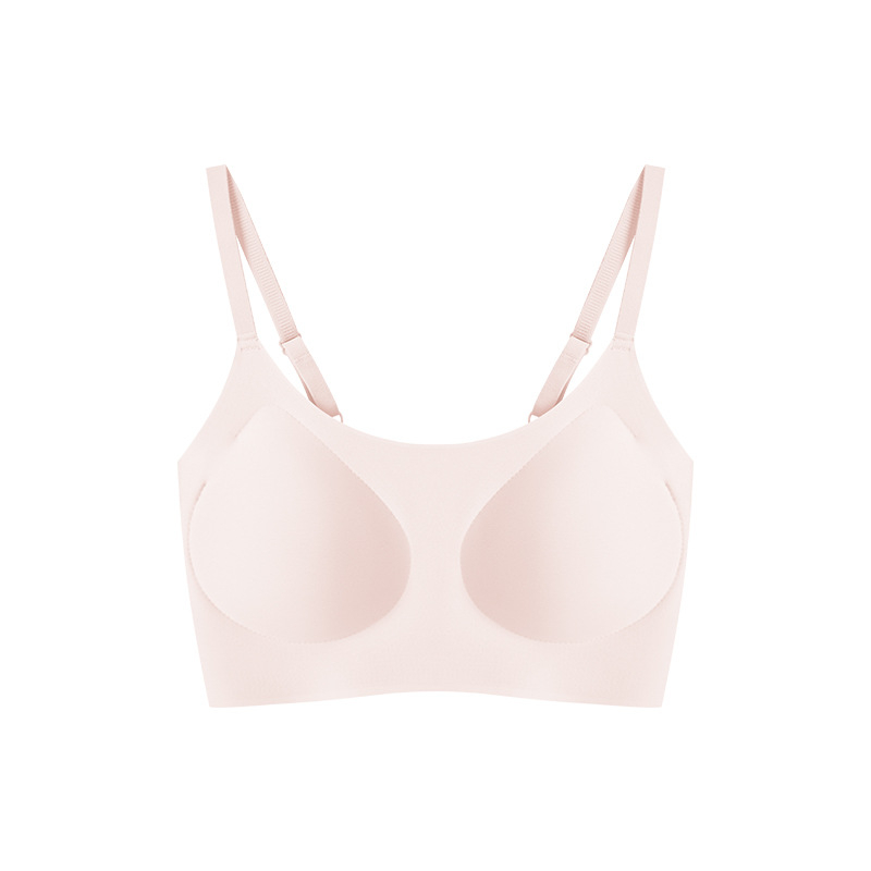 Bešhairinių liemenėlė su 3/4 puodeliais, ploni formuoti puodeliai iš putų, pagrindinis audinys nailonas, įdėklas spandeksas, fiksuotos dvigubos petnešos, nugaros parama, kvėpuojanti