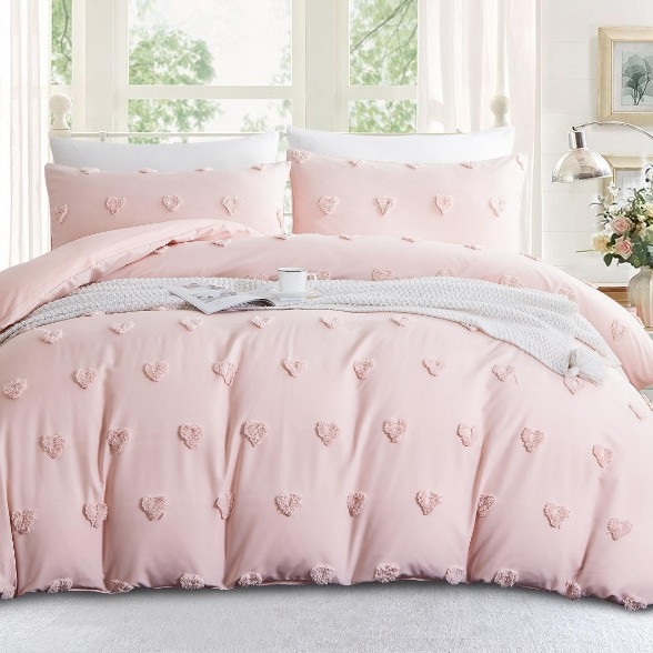 Baoshijia 3-τεμαχίο σετ καλύμματος παπλώματος, χημική ίνα, ψηφιακή εκτύπωση, φινίρισμα με τρίψιμο, Διαθέσιμη προσαρμογή