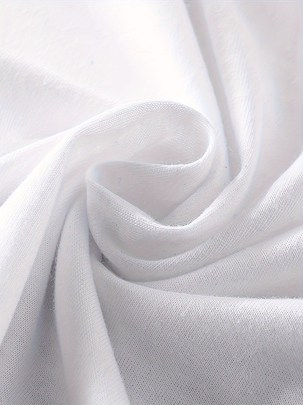 Tricou din bumbac cu grafica alfabetului deprinderilor de coping, guler rotund, mâneci scurte, ștanțare la cald