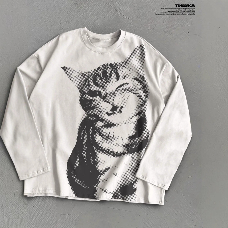 Унисекс худи с цип отпред и принт, полиестер-спандексова смес, качулка, свободен крой, есен 2025