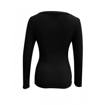 Tricou T unisex Slim Fit, mâneci trei sferturi, căptușeală fleece, amestec de fibre cu proteina din lapte