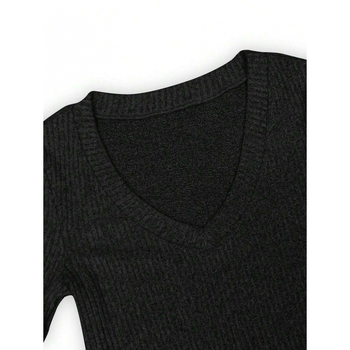 Tricou T unisex Slim Fit, mâneci trei sferturi, căptușeală fleece, amestec de fibre cu proteina din lapte