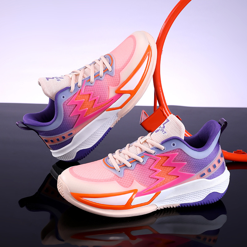 Detské tenisky Big3 na basketbal, Unisex, priedušné, odolné voči opotrebeniu, protišmyková gumová podrážka, tlmenie nárazov, vrchný sieťovaný materiál, nízky strih