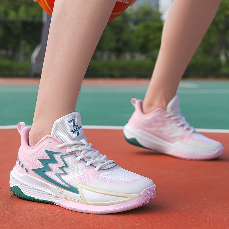 Detské tenisky Big3 na basketbal, Unisex, priedušné, odolné voči opotrebeniu, protišmyková gumová podrážka, tlmenie nárazov, vrchný sieťovaný materiál, nízky strih