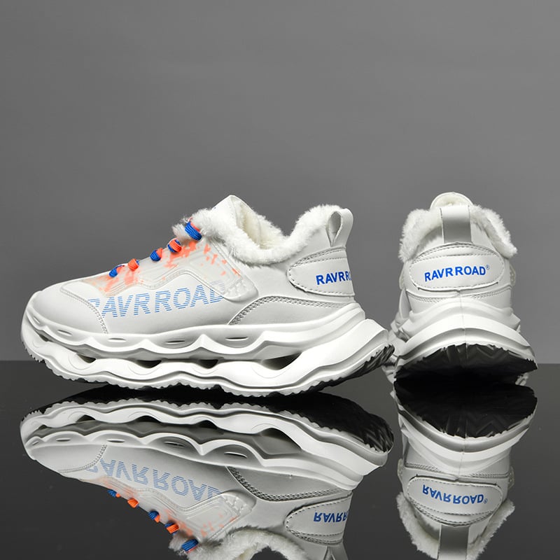 Pantofi baschet - Partea superioară din piele microfibră, talpa din cauciuc-plastic, Înalțire a înălțimii, Glezna joasă, cu șireturi