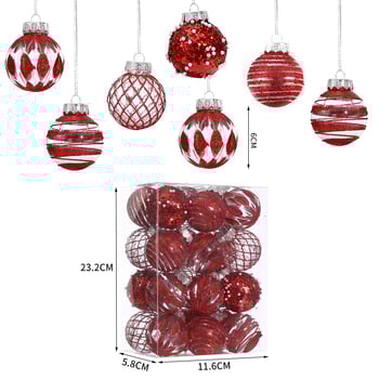 Vianočné gule ozdoba PS materiál, moderný minimalistický štýl, poloručne-polomontáž, 2025 Vianočná guľa 5