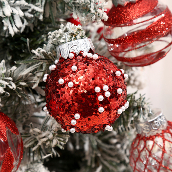 Vianočné gule ozdoba PS materiál, moderný minimalistický štýl, poloručne-polomontáž, 2025 Vianočná guľa 5
