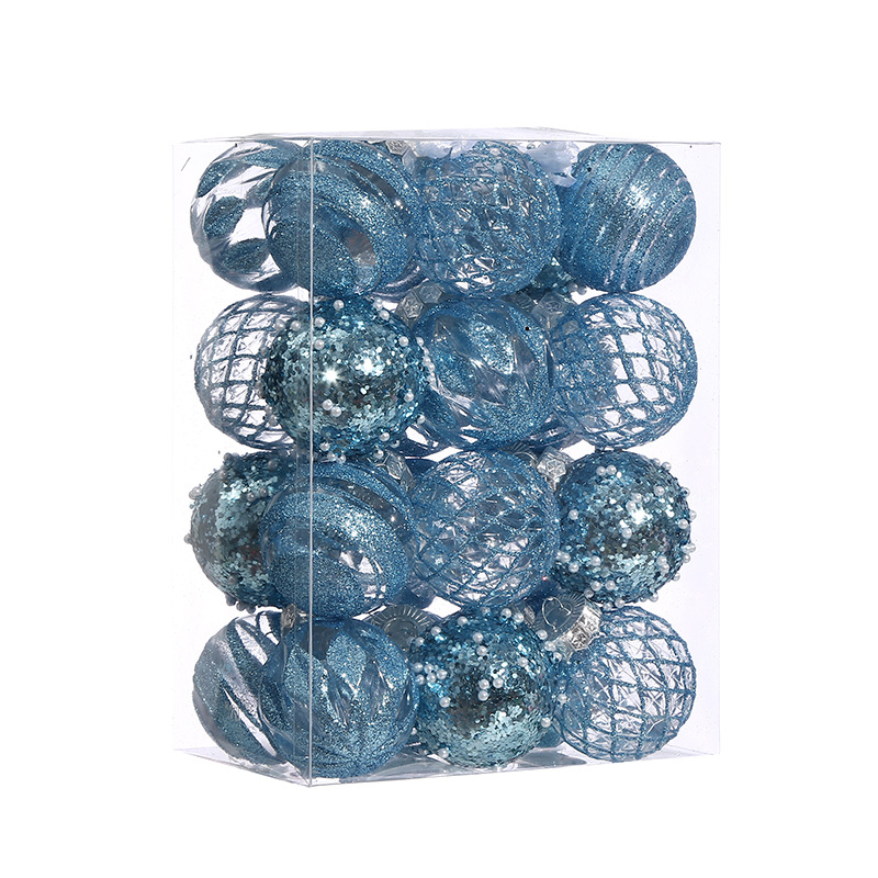 Vianočné gule ozdoba PS materiál, moderný minimalistický štýl, poloručne-polomontáž, 2025 Vianočná guľa 5