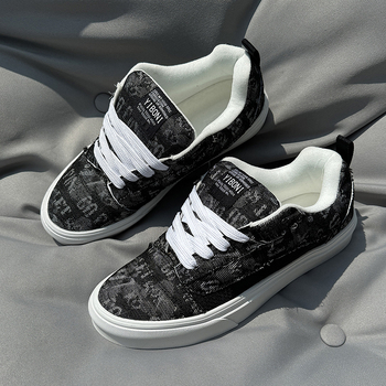 Unisex tenisky z plátna, nízke, s guľatým nosom, EVA stielka, gumová podrážka, šnúrky